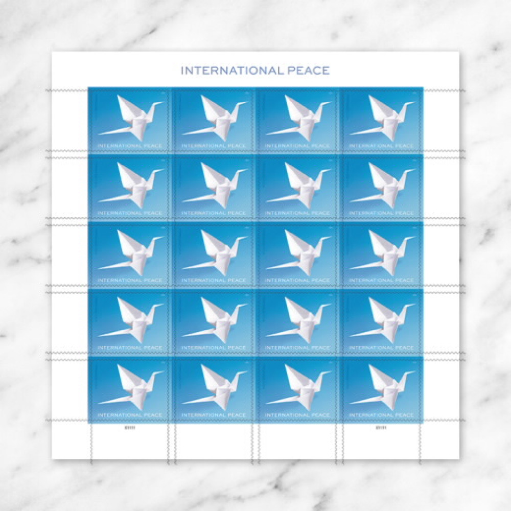 (2026) International Peace Forever Stamps, Sheet of 20